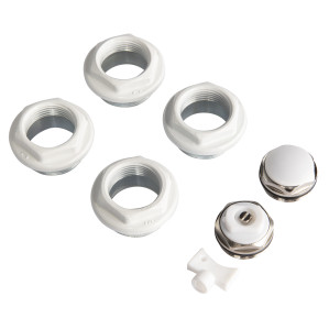 Набор присоединительный Royal Thermo 3/4" white (белый)