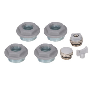 Набор присоединительный Royal Thermo 1/2" Silver Satin (серебристый)