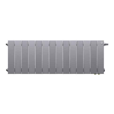 Радиатор биметаллический Royal Thermo PianoForte 300 Серебристый (Silver Satin) VR80 - 14 секц.