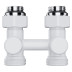 Узел нижнего подключения Royal Thermo Design прямой 1/2"х3/4" EK (белый)