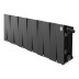 Радиатор биметаллический Royal Thermo PianoForte 200 Чёрный (Noir Sable) VR80 - 12 секц.