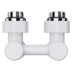 Узел нижнего подключения Royal Thermo Design угловой 1/2"х3/4" EK (белый)