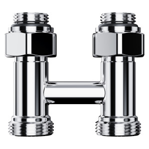 Узел нижнего подключения Royal Thermo Design прямой 1/2"х3/4"EK (хром)