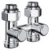 Узел нижнего подключения Royal Thermo Design прямой 1/2"х3/4"EK (хром)
