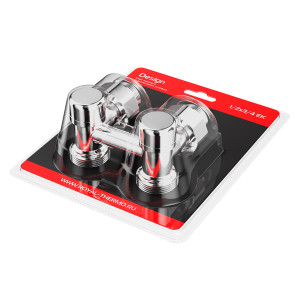 Узел нижнего подключения Royal Thermo Design угловой 1/2"х3/4" EK (хром)