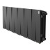 Радиатор биметаллический Royal Thermo PianoForte 300 Чёрный (Noir Sable) VR80 - 12 секц.