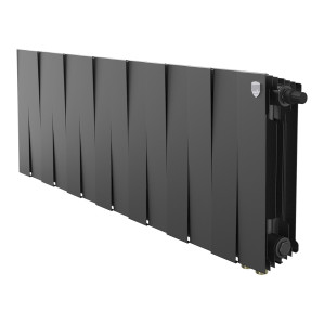 Радиатор биметаллический Royal Thermo PianoForte 300 Чёрный (Noir Sable) VR80 - 14 секц.