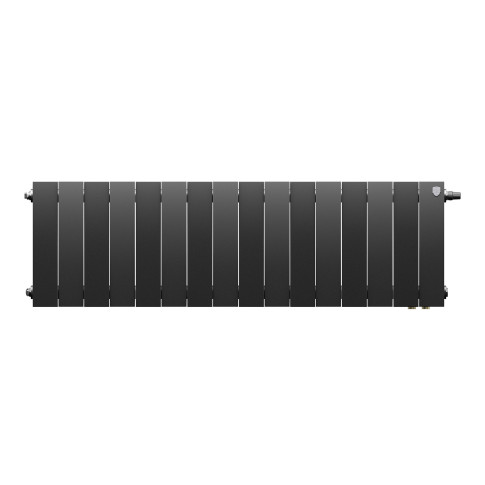 Радиатор биметаллический Royal Thermo PianoForte 300 Чёрный (Noir Sable) VR80 - 16 секц.