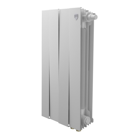 Радиатор биметаллический Royal Thermo PianoForte 500 Белый (Bianco Traffico) VR80 - 4 секц.