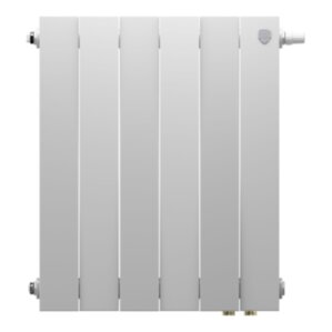Радиатор биметаллический Royal Thermo PianoForte 500 Белый (Bianco Traffico) VR80 - 6 секц.