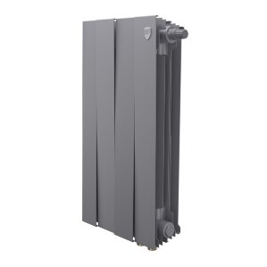Радиатор биметаллический Royal Thermo PianoForte 500 Серебристый (Silver Satin) VR80 - 4 секц.