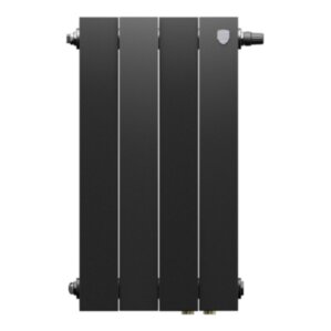 Радиатор биметаллический Royal Thermo PianoForte 500 Чёрный (Noir Sable) VR80 - 4 секц.