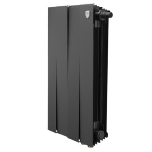 Радиатор биметаллический Royal Thermo PianoForte 500 Чёрный (Noir Sable) VR80 - 4 секц.
