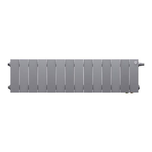 Радиатор биметаллический Royal Thermo PianoForte 200 Серебристый (Silver Satin) VR80 - 14 секц.