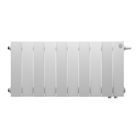 Радиатор биметаллический Royal Thermo PianoForte 300 Белый (Bianco Traffico) VR80 - 10 секц.