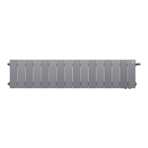 Радиатор биметаллический Royal Thermo PianoForte 200 Серебристый (Silver Satin) VR80 - 16 секц.