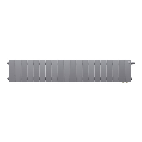 Радиатор биметаллический Royal Thermo PianoForte 200 Серебристый (Silver Satin) VR80 - 20 секц.