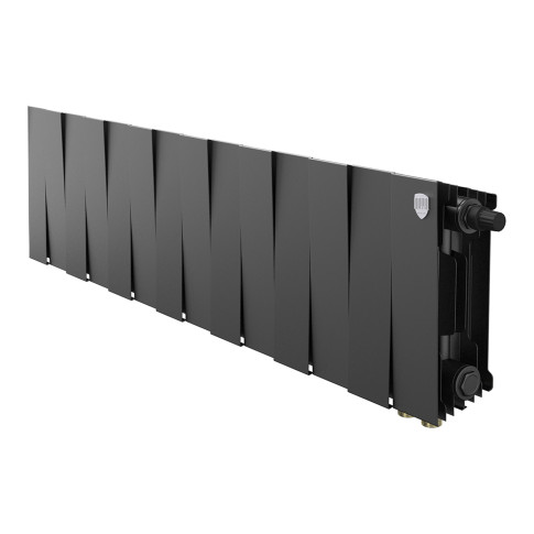 Радиатор биметаллический Royal Thermo PianoForte 200 Чёрный (Noir Sable) VR80 - 14 секц.