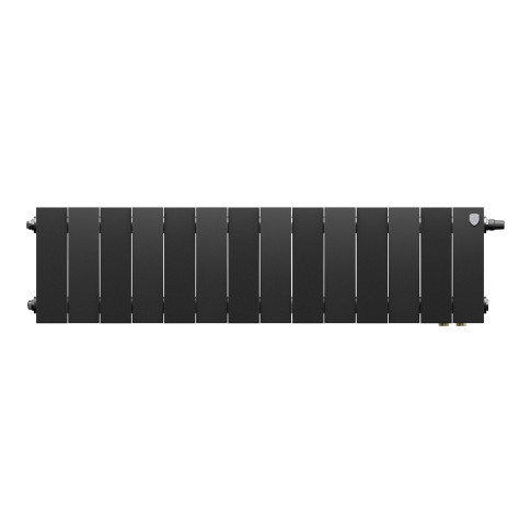 Радиатор биметаллический Royal Thermo PianoForte 200 Чёрный (Noir Sable) VR80 - 14 секц.