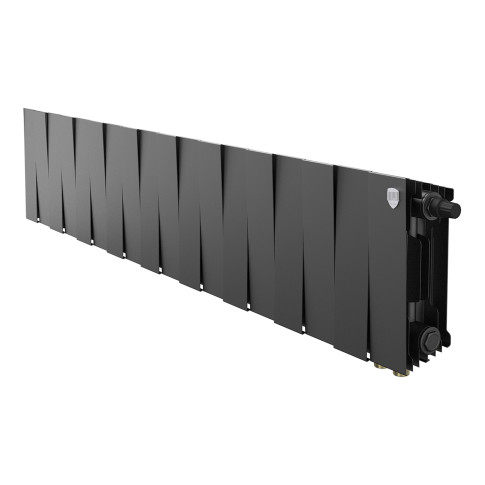 Радиатор биметаллический Royal Thermo PianoForte 200 Чёрный (Noir Sable) VR80 - 18 секц.