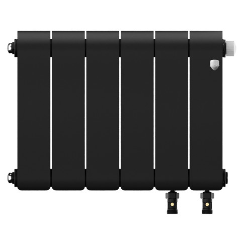 Радиатор биметаллический Royal Thermo Infinity 300 Noir Sable VR80 - 6 секц.