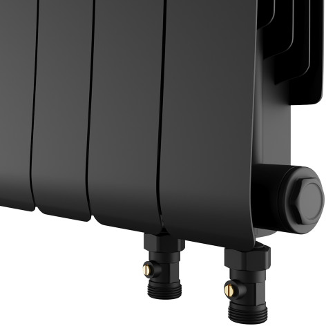 Радиатор биметаллический Royal Thermo Infinity 300 Noir Sable VR80 - 12 секц.