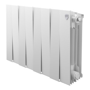 Радиатор биметаллический Royal Thermo PianoForte 300 Белый (Bianco Traffico) - 8 секц.