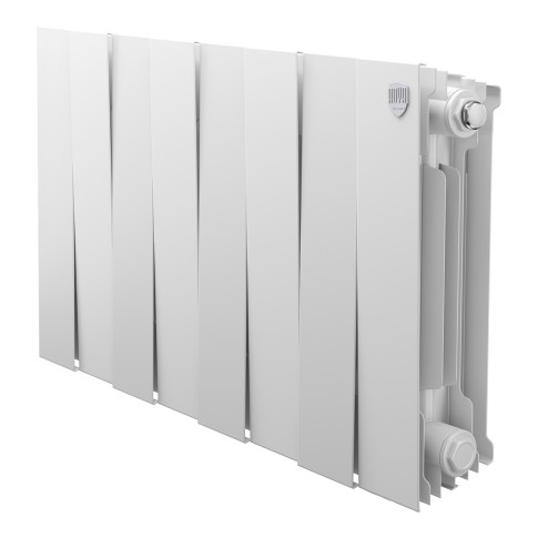 Радиатор биметаллический Royal Thermo PianoForte 300 Белый (Bianco Traffico) - 8 секц.