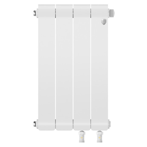Радиатор биметаллический Royal Thermo Infinity 500 Bianco Traffico VR80 - 4 секц.