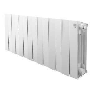 Радиатор биметаллический Royal Thermo PianoForte 300 Белый (Bianco Traffico) - 14 секц.