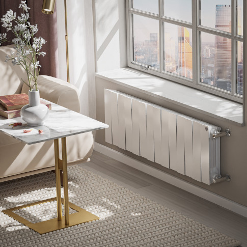 Радиатор биметаллический Royal Thermo PianoForte 300 Белый (Bianco Traffico) - 14 секц.