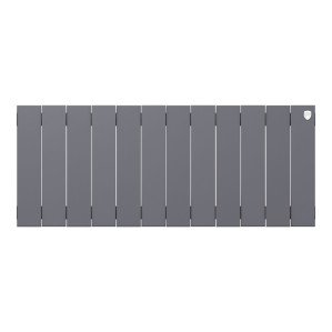 Радиатор биметаллический Royal Thermo PianoForte 300 Серебристый (Silver Satin) - 12 секц.