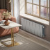 Радиатор биметаллический Royal Thermo PianoForte 300 Серебристый (Silver Satin) - 14 секц.
