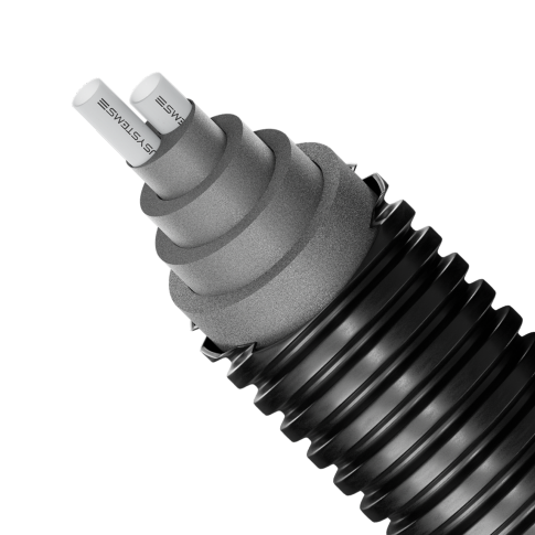 Теплотрасса UPONOR (USYSTEMS) Thermo Twin 2X50X4,6/200 PN6
