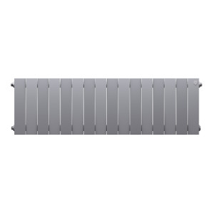 Радиатор биметаллический Royal Thermo PianoForte 300 Серебристый (Silver Satin) - 16 секц.