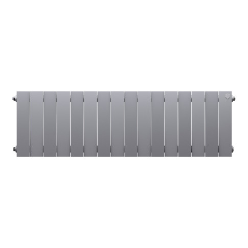 Радиатор биметаллический Royal Thermo PianoForte 300 Серебристый (Silver Satin) - 16 секц.