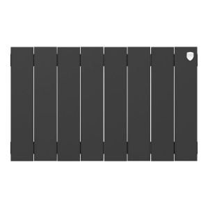 Радиатор биметаллический Royal Thermo PianoForte 300 Чёрный (Noir Sable) - 8 секц.