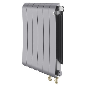 Радиатор биметаллический Royal Thermo Infinity 500 Silver Satin VR80 - 6 секц.