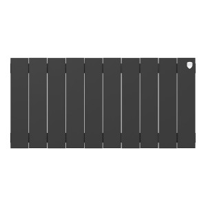 Радиатор биметаллический Royal Thermo PianoForte 300 Чёрный (Noir Sable) - 10 секц.