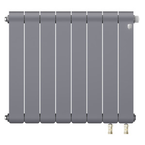 Радиатор биметаллический Royal Thermo Infinity 500 Silver Satin VR80 - 8 секц.
