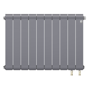 Радиатор биметаллический Royal Thermo Infinity 500 Silver Satin VR80 - 10 секц.