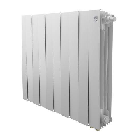 Радиатор биметаллический Royal Thermo PianoForte 500 Белый (Bianco Traffico) VR80 - 10 секц.
