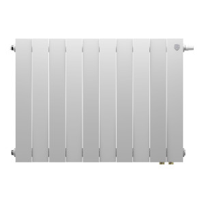 Радиатор биметаллический Royal Thermo PianoForte 500 Белый (Bianco Traffico) VR80 - 10 секц.
