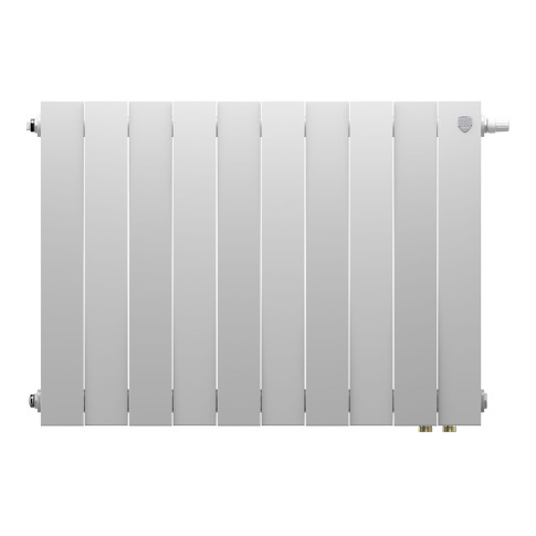 Радиатор биметаллический Royal Thermo PianoForte 500 Белый (Bianco Traffico) VR80 - 10 секц.