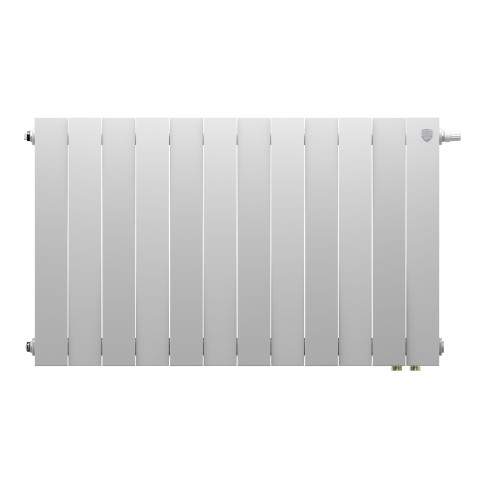 Радиатор биметаллический Royal Thermo PianoForte 500 Белый (Bianco Traffico) VR80 - 12 секц.