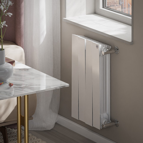 Радиатор биметаллический Royal Thermo PianoForte 500 Белый (Bianco Traffico) - 4 секц.