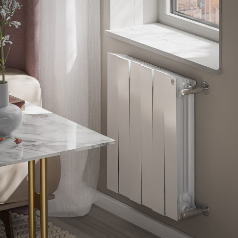 Радиатор биметаллический Royal Thermo PianoForte 500 Белый (Bianco Traffico) - 6 секц.