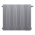 Радиатор биметаллический Royal Thermo PianoForte 500 Серебристый (Silver Satin) VR80 - 8 секц.