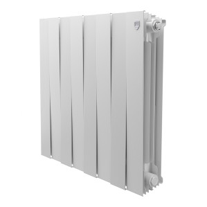 Радиатор биметаллический Royal Thermo PianoForte 500 Белый (Bianco Traffico) - 8 секц.