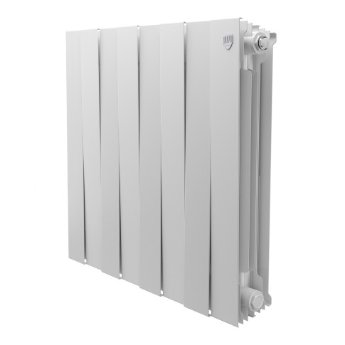 Радиатор биметаллический Royal Thermo PianoForte 500 Белый (Bianco Traffico) - 8 секц.